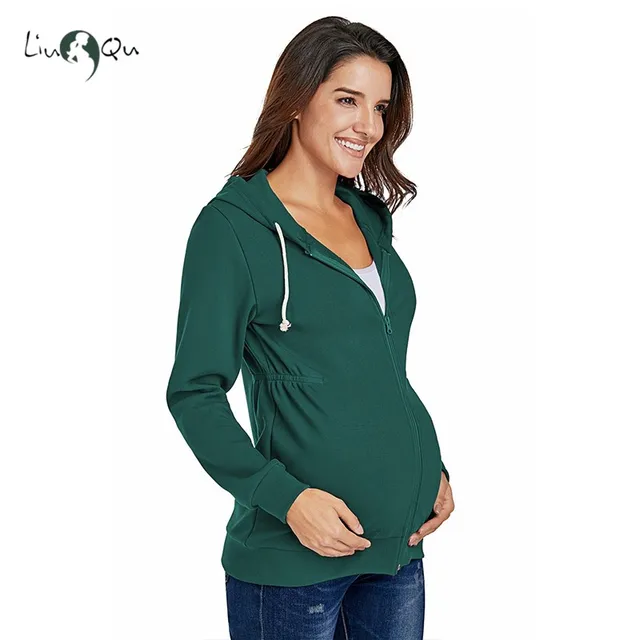 Zip front maternity hoodie Clearance