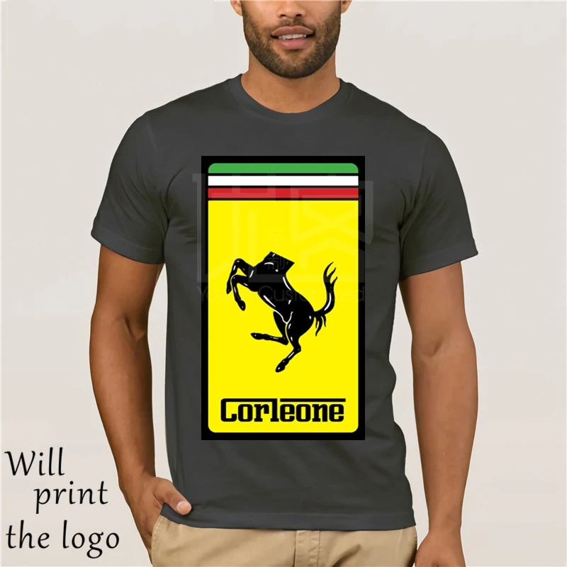 Футболка Il Padrino Corleone 2018 дизайнерская футболка Impressionante Modelli di Oro T Camicette Per Gli Uomini