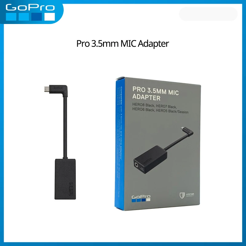 Адаптер для микрофона GoPro Pro 3 5 мм HERO9 HERO8 HERO7 HERO6 HERO5 | Электроника