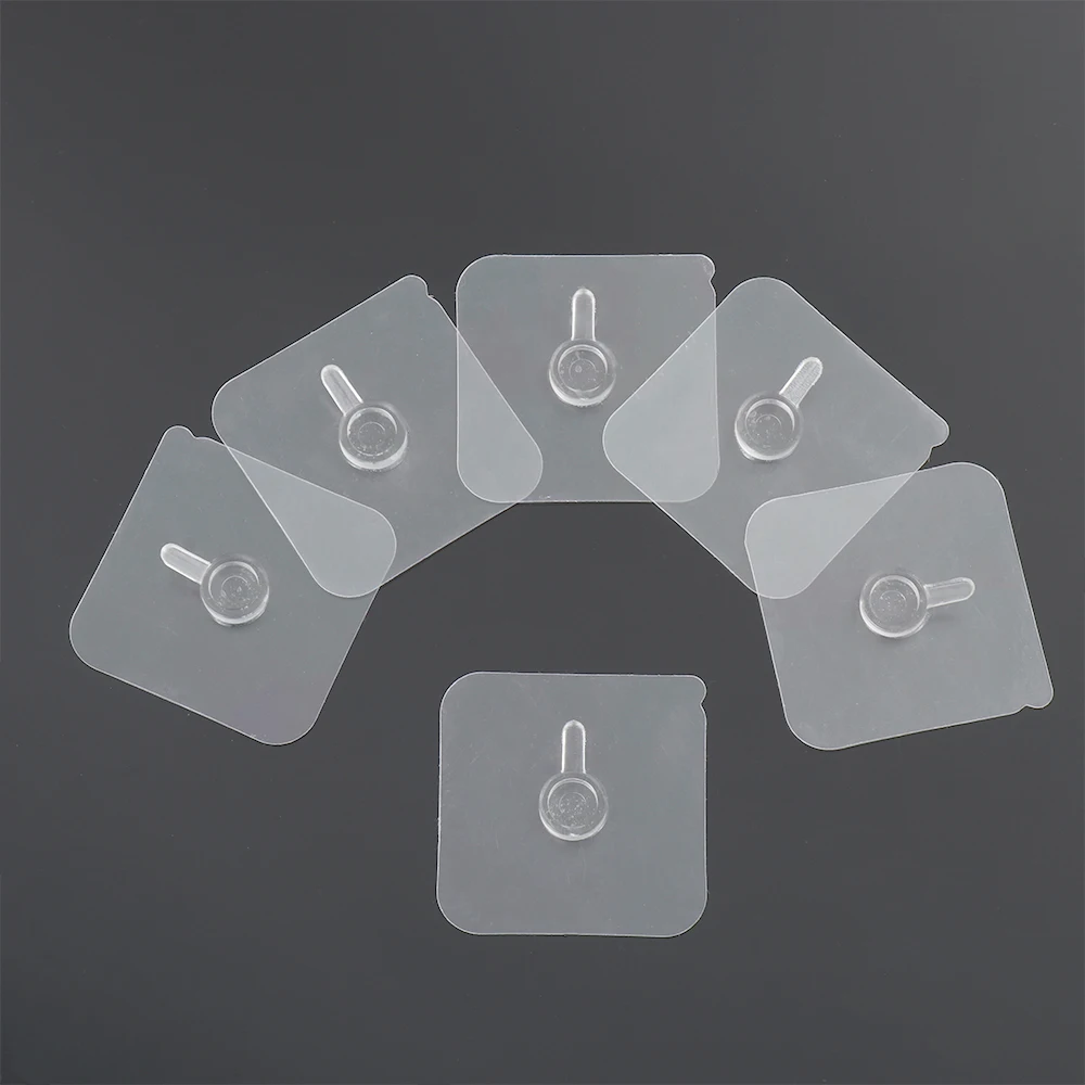 10pcs Seamless Strong Self Adhesive Hook Holder Photo Frame Painting