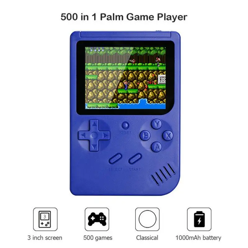 Игровая приставка для видеоигр встроенная 500 классических игр в стиле ретро