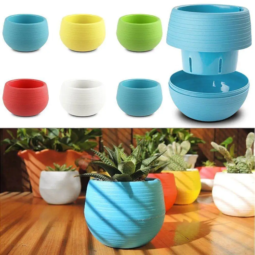 

Cute Succulent Plants Flower Pot Saucer Tray Planter Home Desk Garden Decor