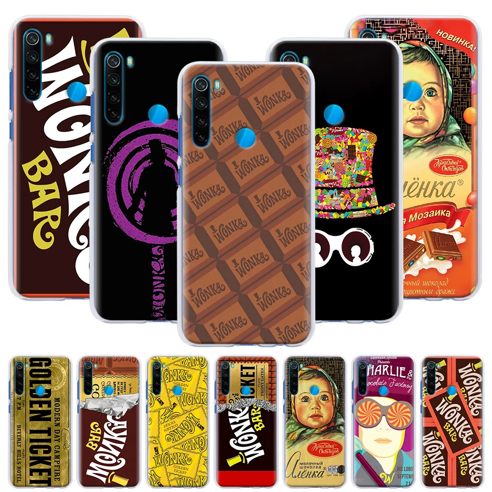 

Bar Wonka Chocolate Phone Case for Xiaomi Redmi Note 6 7 8 8T 9S 9 Pro K30 K20 Pro 6A 7A 8A Hard Back Case Capa