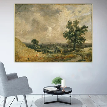 

Citon John Constable《English Landscape》Canvas Art Oil painting Artwork Poster Picture Backdrop Wall Decor Home Decoration
