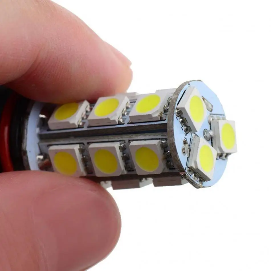 2 шт. автомобильный светильник 12V HB3 9005 18SMD 5050 светодиодный Белый светодиодный автомобиль DRL Противотуманные фары дальнего света головной светильник лампы Автомобильные сигнальные лампы для автомобилей, для спортивных внедорожников