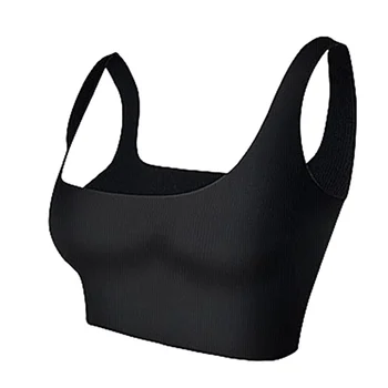 

New Fashion All-matching Sexy Sling Knit Solid Color Small Short Vest Tank Tops