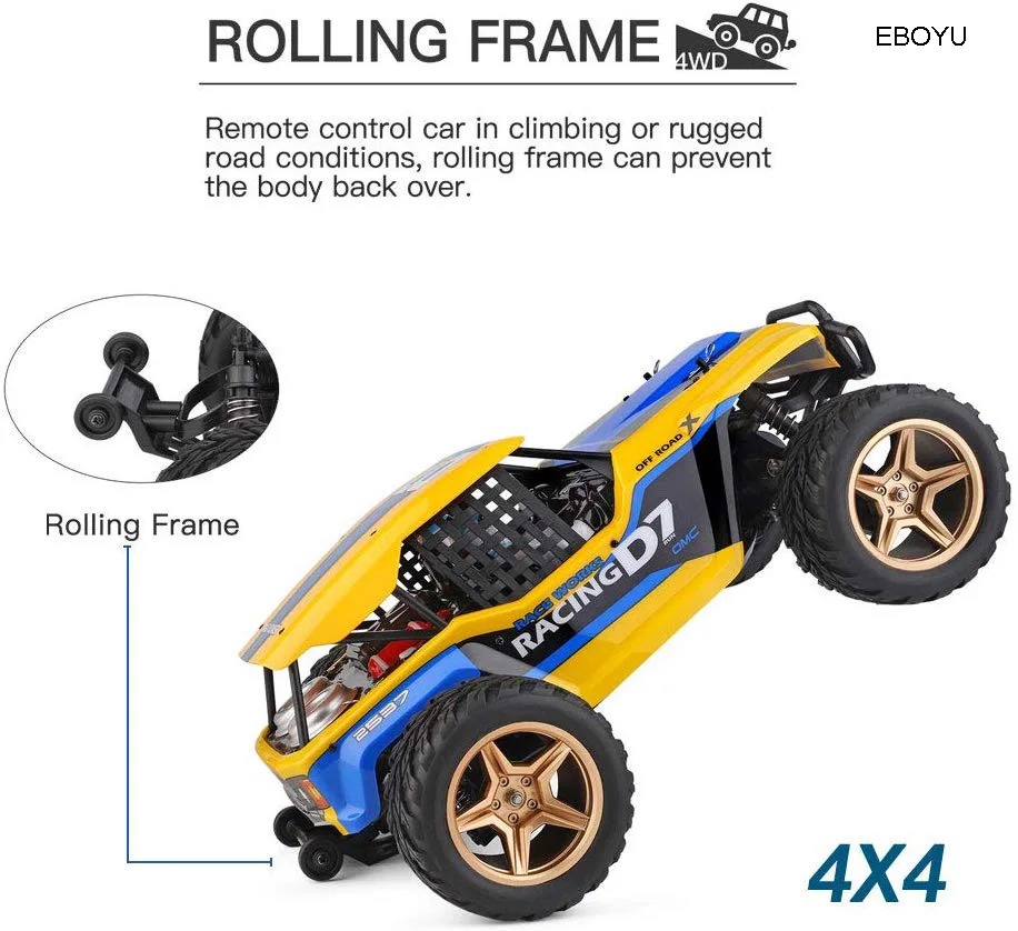 Wltoys XK 12402-A D7 2,4 ГГц 1:12 RC автомобиль 4WD 45KmH багги для пустыни автомобиль Рок гоночный гусеничный внедорожный автомобиль все внедорожные транспортные средства Truggy