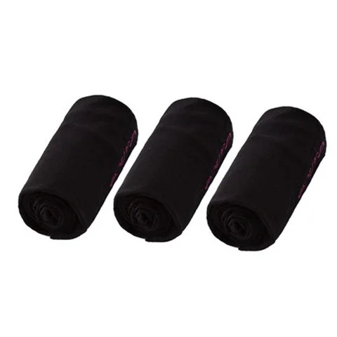3pcs black 3 шт./партия, Нескользящие нейлоновые чулок из спандекса для девочек, 4 однотонные плотные колготки, летние тонкие дышащие колготки, детская одежда - Цвет: 3pcs black