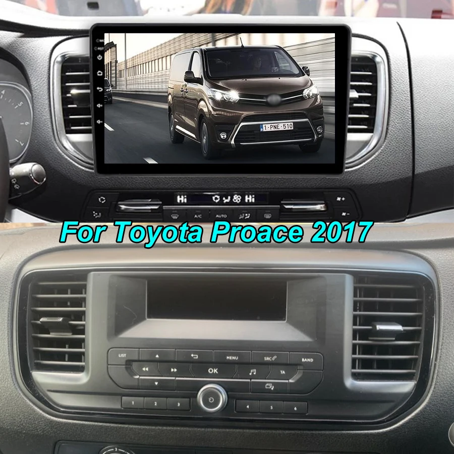 128GB Rom 2 Din Android 13 2din Car Radio Multimedia Video Player For Toyota Proace Verso 2017 GPS Stereo Autoradio Head Unit