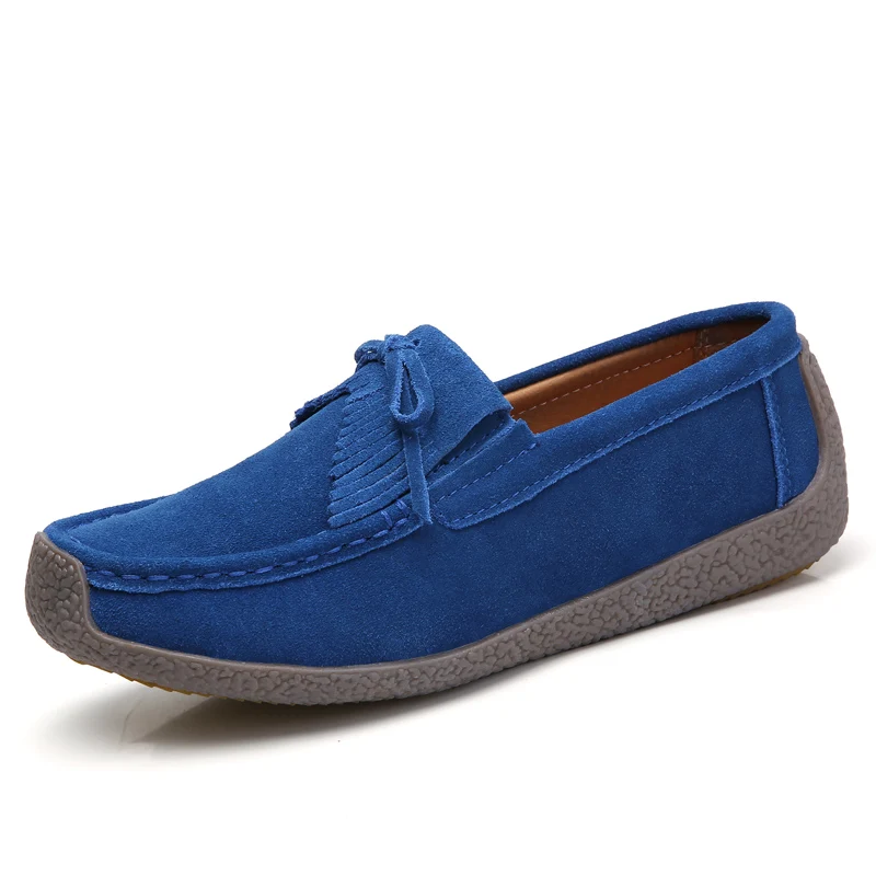 tassel genuine leather shoes women italian fashion vulcanized loafers elegant dress ladies casual flats driving lady moccasins (13)