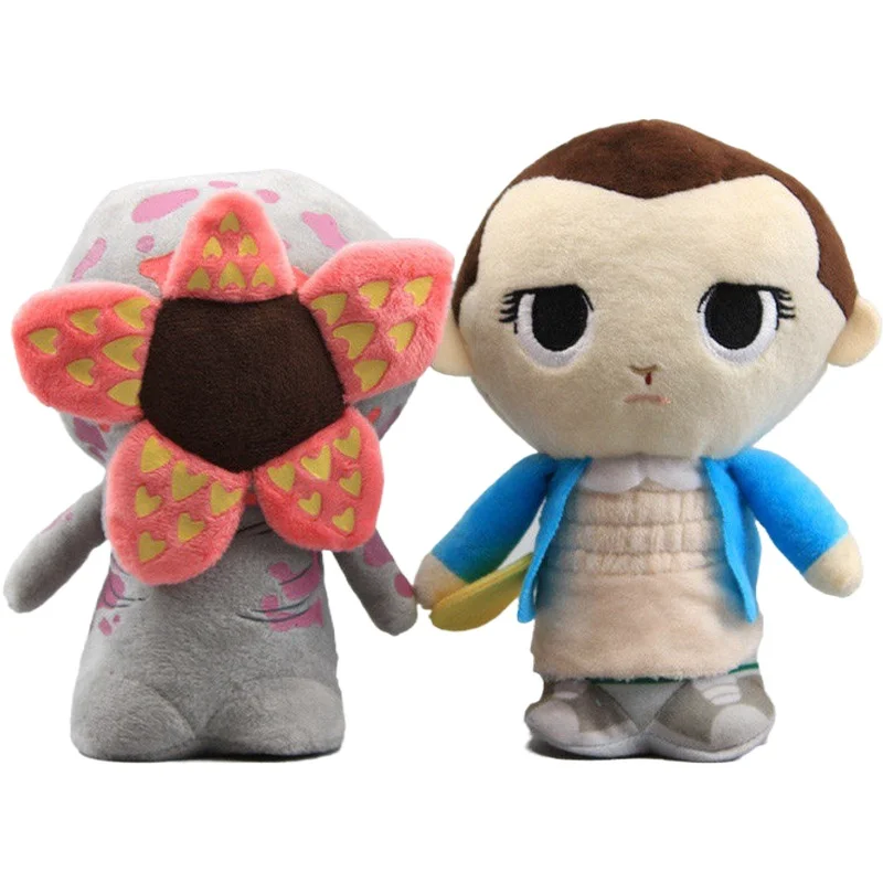 

2pcs 2020 18cm Cartoon Movie Stranger Things plush toys Stranger Things Eleven Demogorgon Stuffed Doll toy gifts for Children