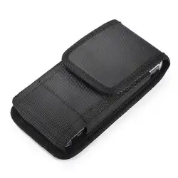 Повседневный чехол для телефона, подвесная поясная сумка для хранения, черный Классический чехол для iPhone, чехол на пояс, маленький кошелек