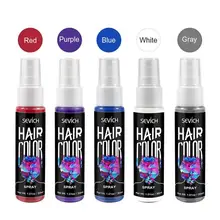 30 мл одноразовый жидкий спрей DIY Краска для волос цветная моющаяся одноразовая краска для волос Временная Нетоксичная краска для волос