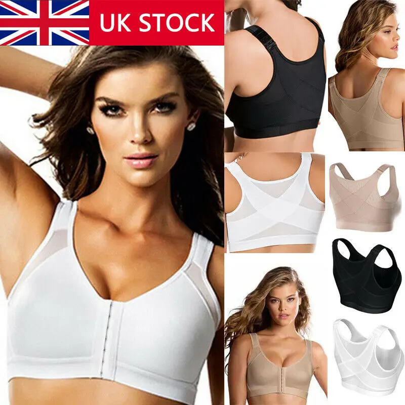 Women Posture Corrector Bra Wireless Back Support Lift Up Yoga Sports Bras  Push Up Underwear Fitness Tops Plus Size 