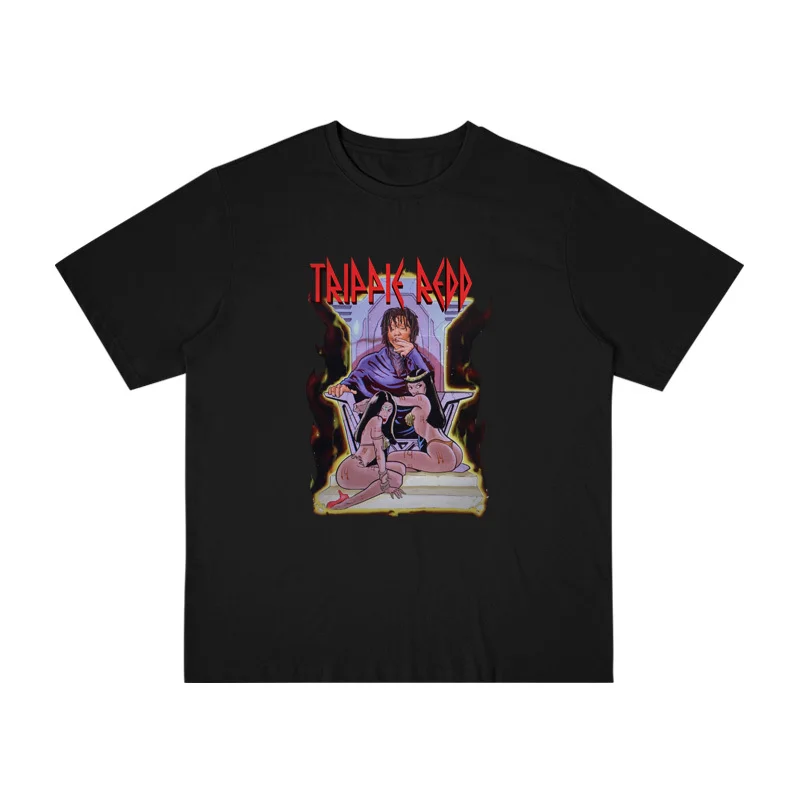 Красивый тренд Trippy Redd. Верхняя одежда без подкладки с короткими рукавами и изображением героев мультфильмов для школьниц Sen в стиле хип-хоп