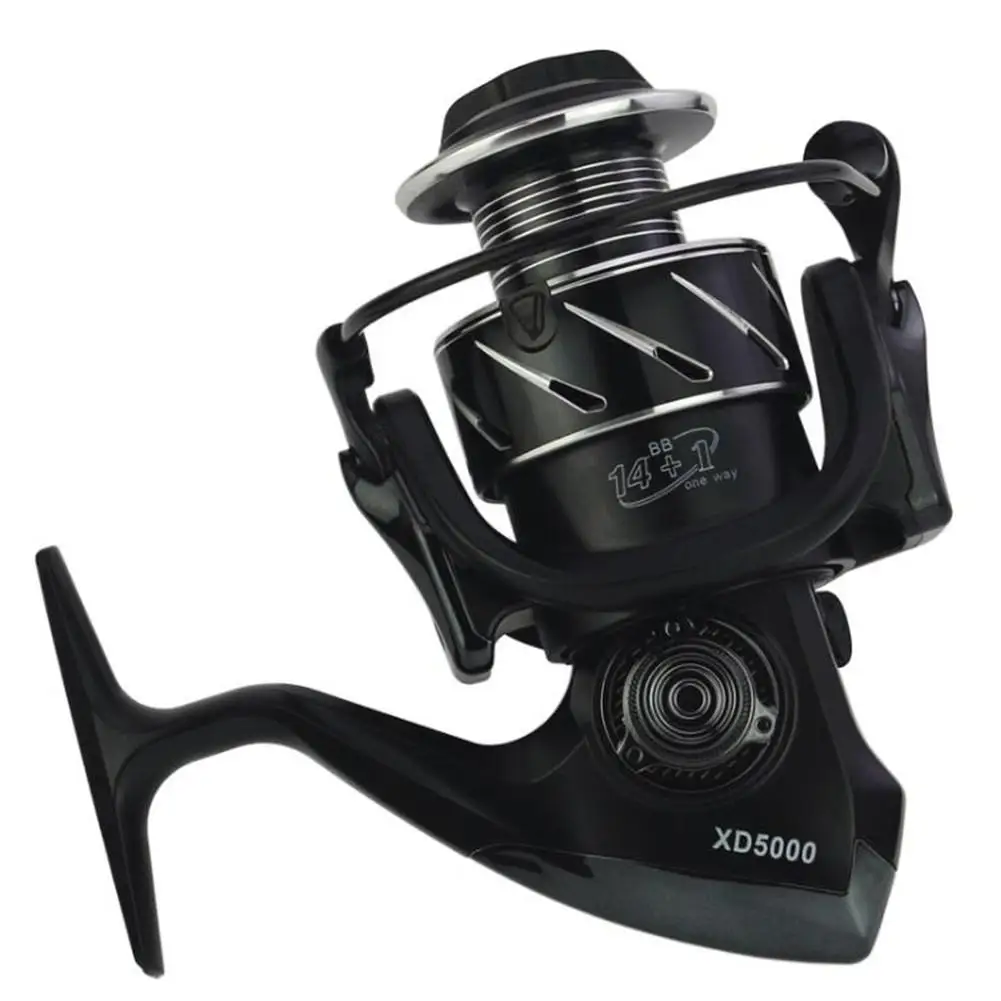 

5.2:1 Spinning Reel Metal Rocker Fishing Line Wheel Fishing Gear Rotating Wheel