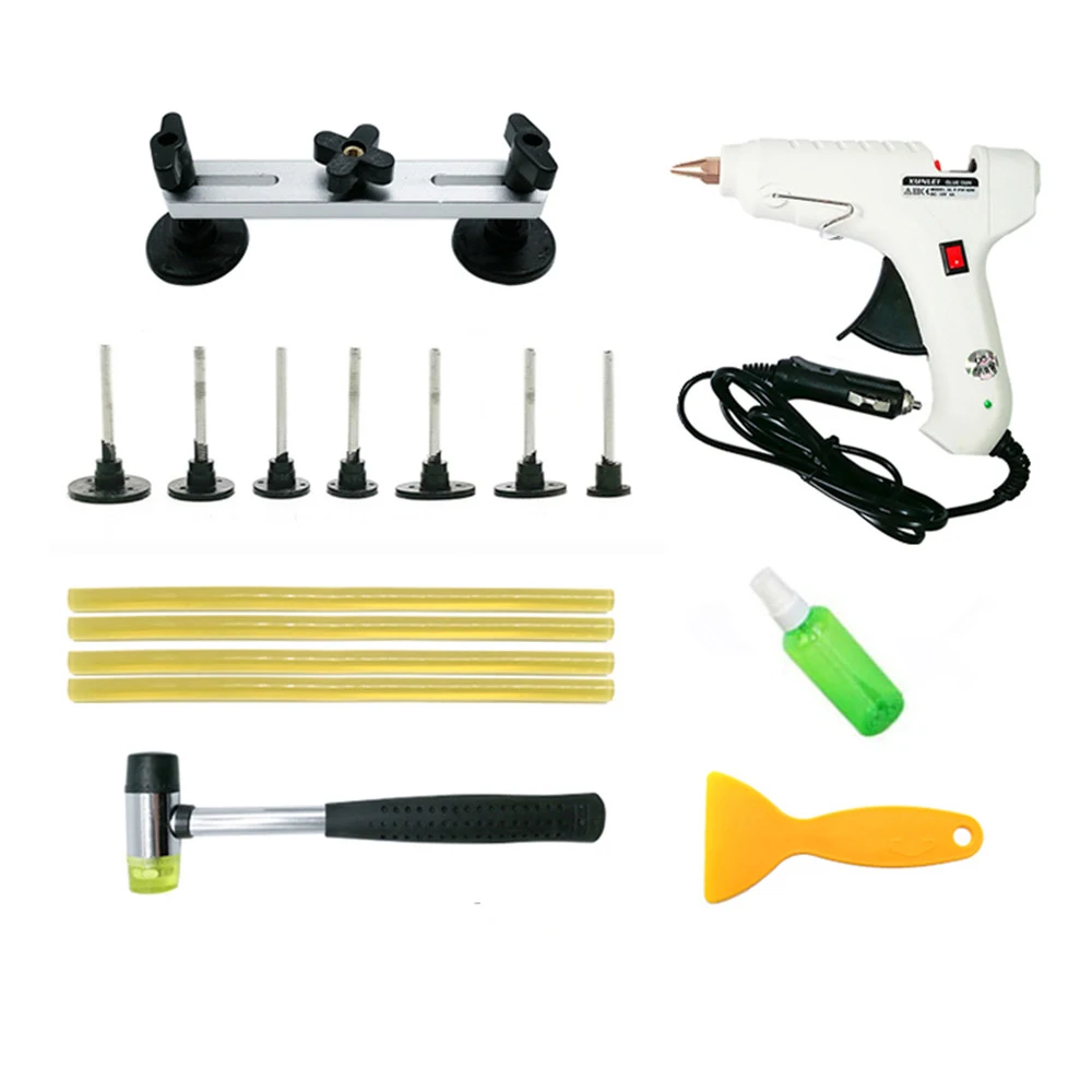 Dent Repair Pulling Bridge Tool Kit 12v Glue Gun Glue Sticks Pulling