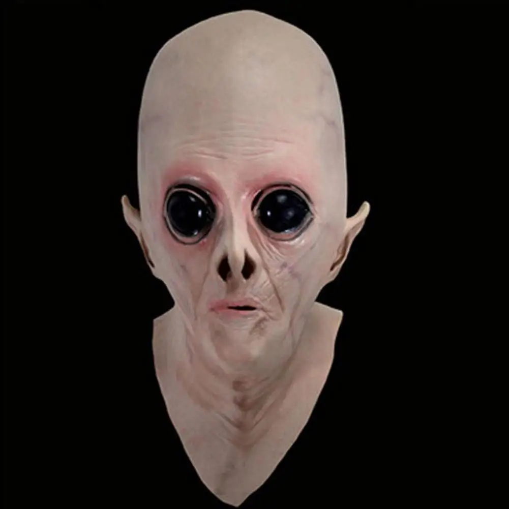 

New Horrible Halloween Scary Disgusting Vinyl Big Eyes Alien Mask Costume Party Cosplay Props