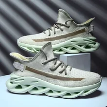 Дышащая крутая Кокосовая обувь с сетчатой поверхностью, Мужская трендовая повседневная спортивная обувь с низким берцем в Корейском стиле, мужская обувь большого размера