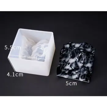 

Silicone Mold Transparent Resin DIY Double Sided Snow Mountain Mould Epoxy Resin Molds for Jewelry Crafts Decorations Making