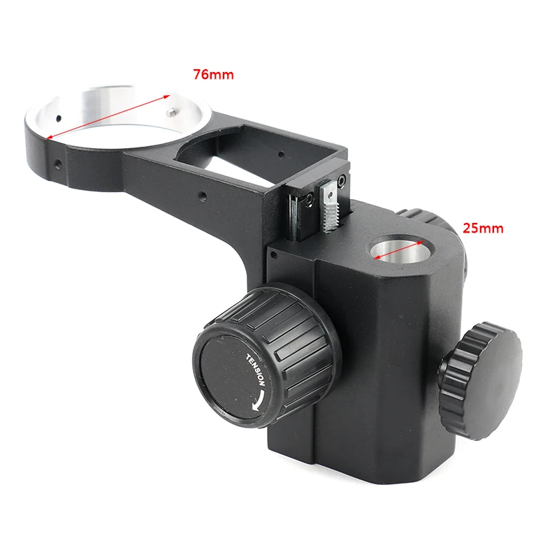  Large Size Universal Stereo Microscope Table Stand with Focusing Rack 76mm diameter holder
