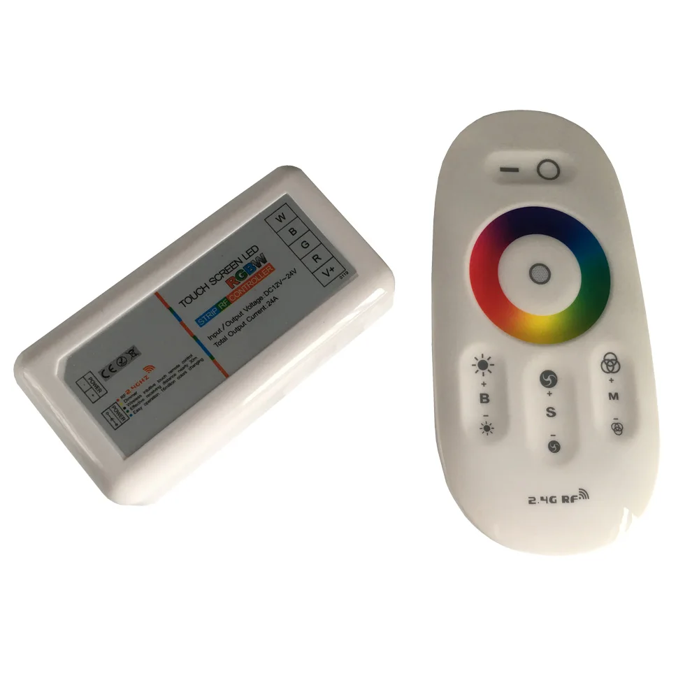 

2.4G colorful touch controller MILIGHT series RGBW controller single receiver controller
