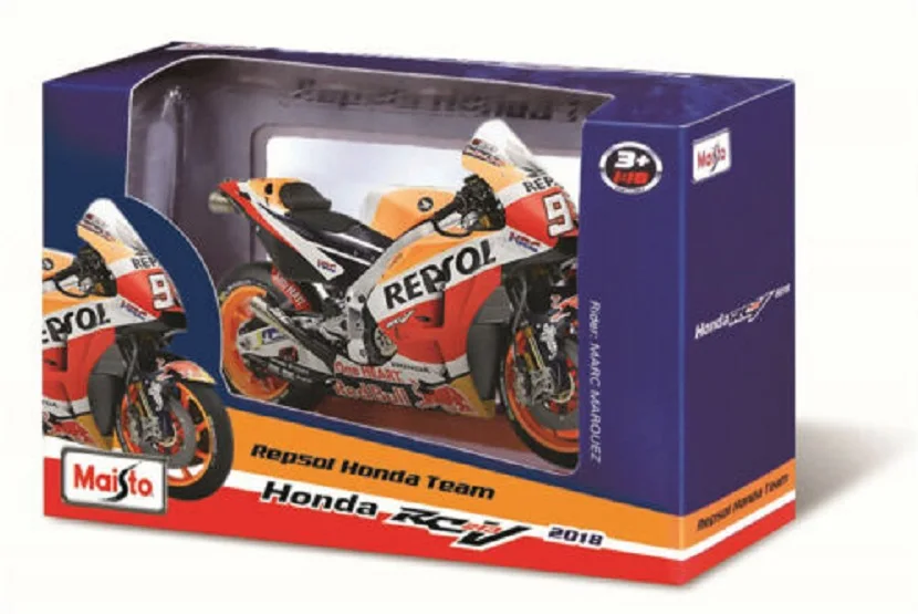 Maisto 1:18 Honda Repsol#93 Марк Маркес мотоцикл велосипед Модель в коробке