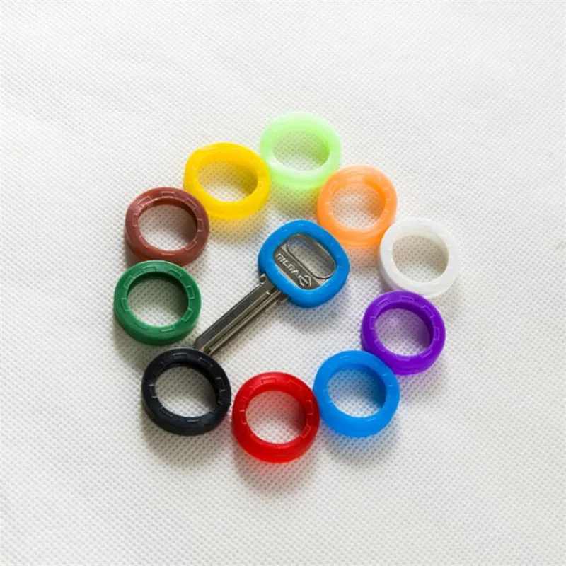 Mixed Color Hollow Rubber Key Protector 8pcs/16pcs