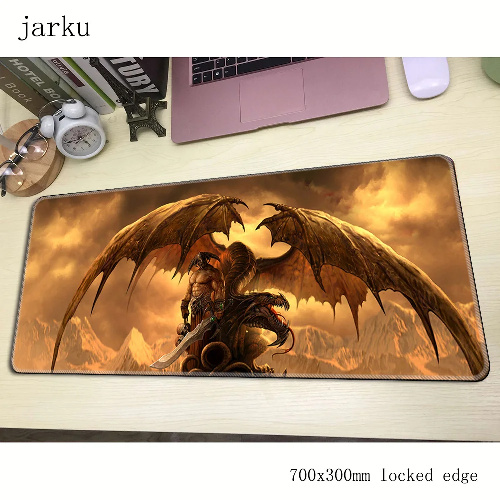 Фантазия Дракон коврик мышь HD шаблон компьютерный коврик для мыши 700x300X2 мм padmouse красочный Коврик для мыши гаджет аниме настольные коврики