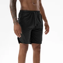 Мужские новые спортивные шорты 2 в 1, мужские камуфляжные шорты с завязками для бега, мужские быстросохнущие дышащие шорты для бодибилдинга, тренажерного зала