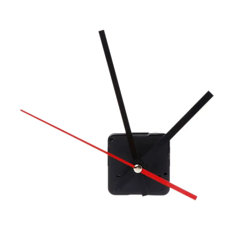 DIY Quartz Clock Movement Mechanism Non Ticking DIY Wall Clock Mechanisms with Hands Set for Repair Parts Replacement 