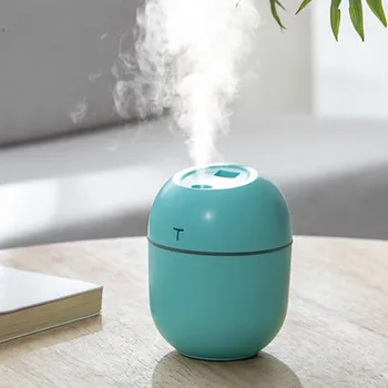 

Ultrasonic mini air humidifier for home 200 ml Aroma lamp oil USB mist maker with LED night light