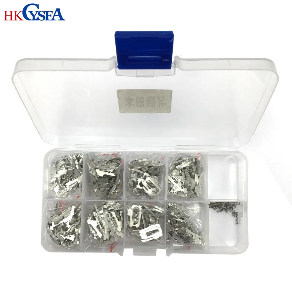 Hkcysea 340pcs/lot Car Lock Repair Kit Accessories Car Lock Reed Hon66