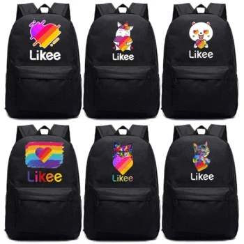 

LIKEE LIVE School Bag for Teen Girls LIKEE APP Backpack Travel Back Pack Female Backpack Children Fashion Backpack
