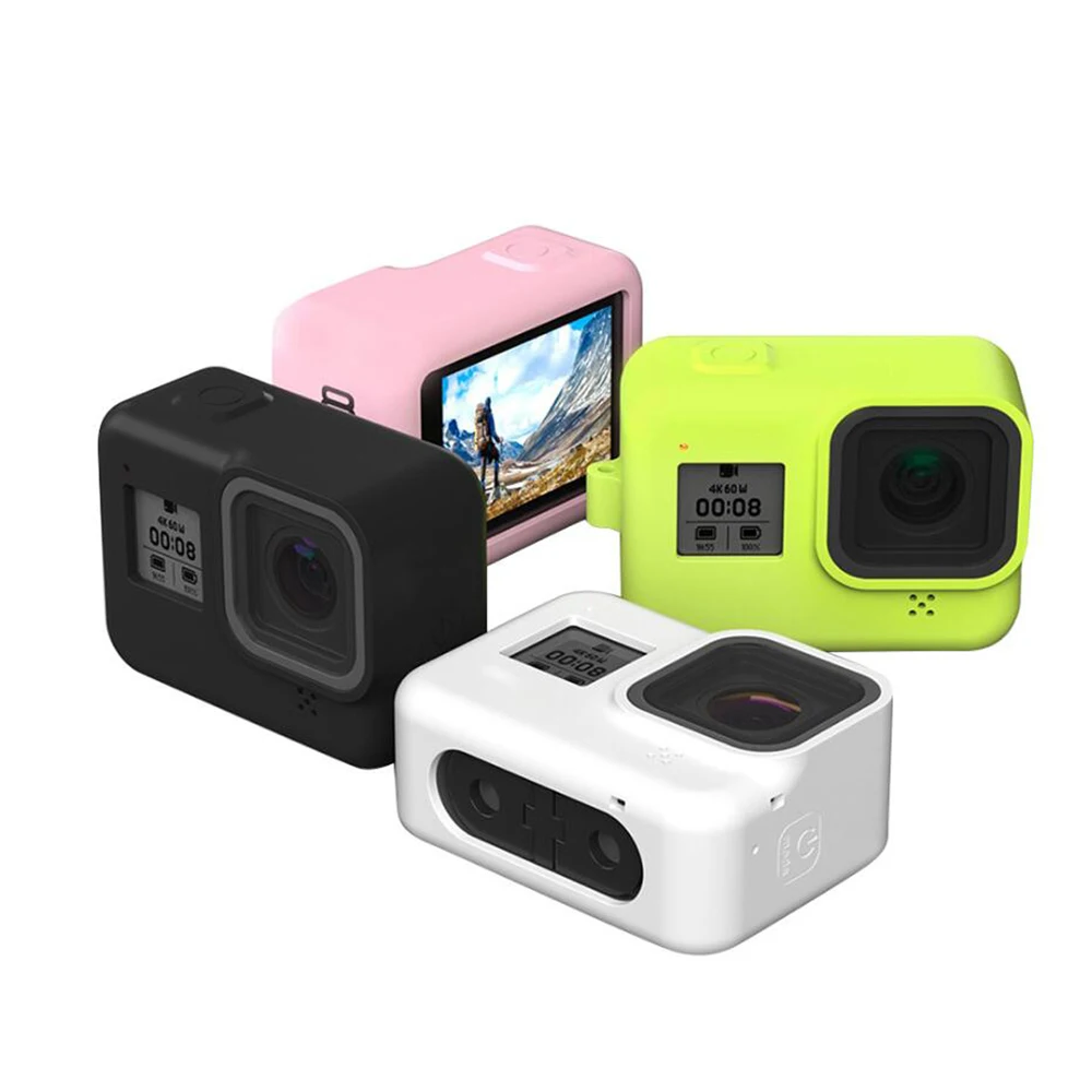 

For GoPro Hero Black 8 Soft Bag Silicone Rubber Protective Camera Body For Go Pro Hero8 Action Full Housing Accessories
