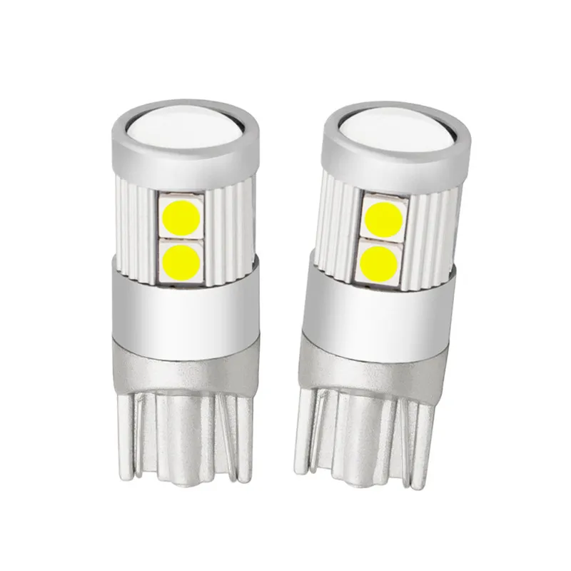 Kongyide автомобильный фонарь 2 шт. T10 9SMD 5W 12V 1000LM высокое Мощность светодиодный свет Ксеноновые лампочки свет автомобиля светодиодный свет декодирования объективай s5 - Цвет: 2PCS