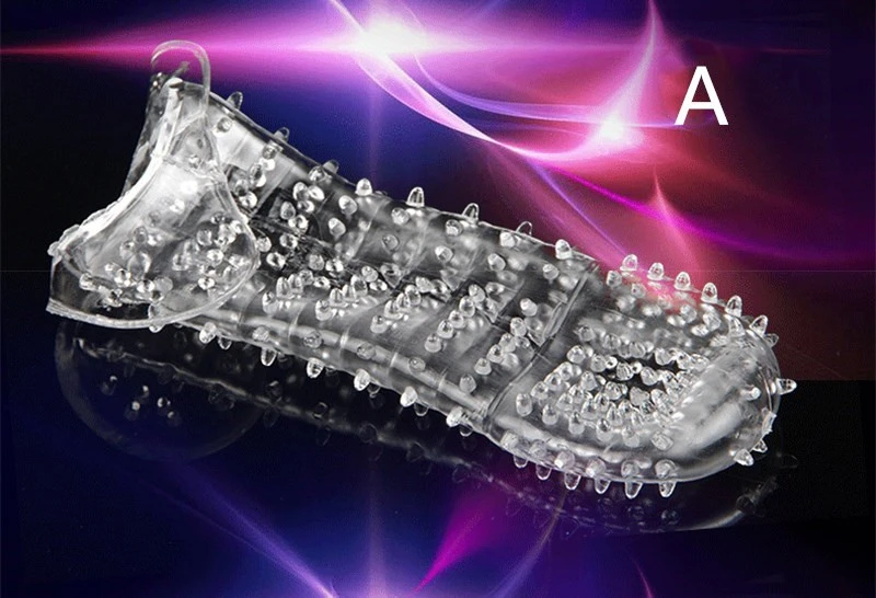 Silicone Reusable Condoms Time Delay Crystal Penis Rings Male Penis Extension Sleeves Cock Rings Adult Sex Toys for Men 5 Types13