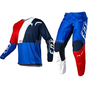 

Free shipping 2020 DELICATE FOX Blue Red 180 LOVL SE MX MTB Off Road Gear Set ATV Motocross Dirt Bike Pant & Jersey Combo