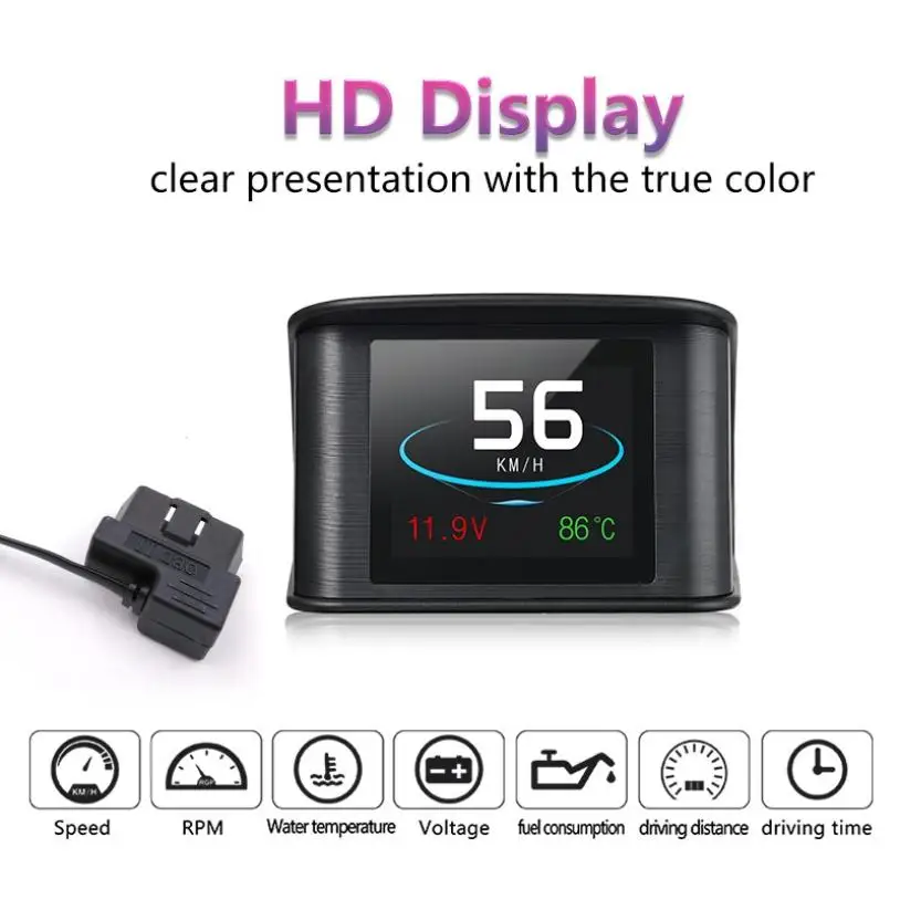 

Car Radio CD Player LCD Screen Head Up Display Pixel Repair ulti-Function Meter Display Speed Meter Gauge Water Temperature