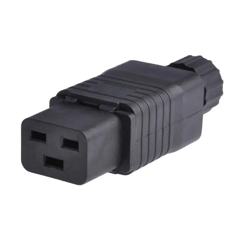 NEW-IEC 320 C19 гнездо переменного тока, EN 60320 C19 16A 250V 20A/125V AC Разъем питания, IEC C19 Rewirable самодельное гнездо, C19 винтовой замок