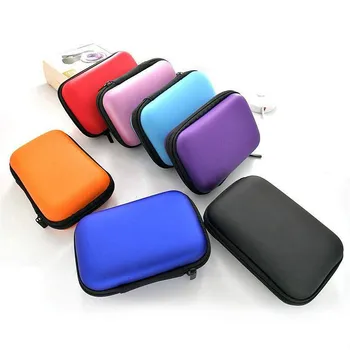 

Earphone Convenient Wire Organizer Box Data Line Cables Storage Box Case Container Coin Headphone Protective Box Case Container