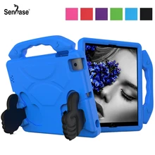 Eva portátil à prova de choque crianças seguro espuma lidar com suporte tablet capa para ipad 2 3 4 a1458 a1459 a1460 a1416 a1403 a1396 a1397 caso