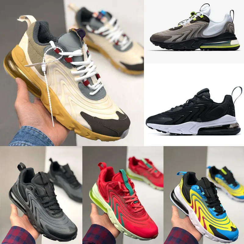 

2020 High Quality React Travis Scotts Running Shoes Eng Men Triple Bauhaus chaussures Sneakers Optical Trainers Size 40-45