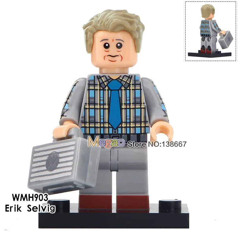 Золотой 50 шт./лот герой мстители капитан Марвел антман ОСА человек паук Черная пантера строительные блоки игрушки для детей - Цвет: Золотой