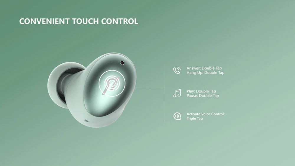 handsfree verdadeiro estéreo sem fio fone com microfone