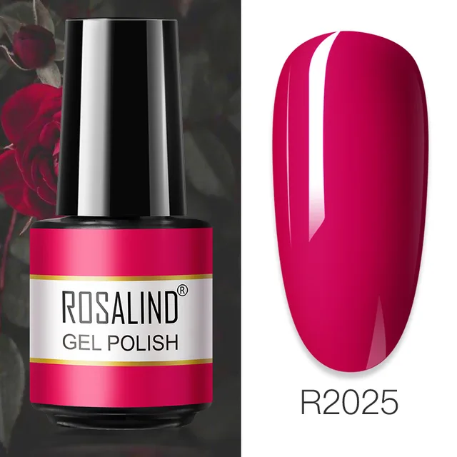 ROSALIND Primer Top Base Coat 7ML Gel Nail Polish For Manicure Long Lasting Nail Art Salon Gel Varnish UV LED Color Gel Polish RAR2025