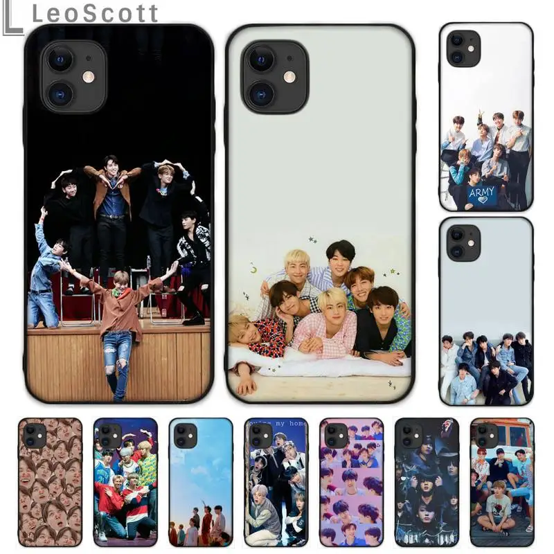 Корейский мягкий резиновый чехол bangtan для телефона с изображением мужчины