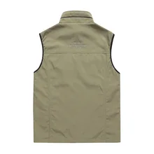 Мужская одежда, весна и осень, стиль, Мужская Уличная Повседневная рыболовная жилетка, Двусторонняя одежда, камуфляжный жилет