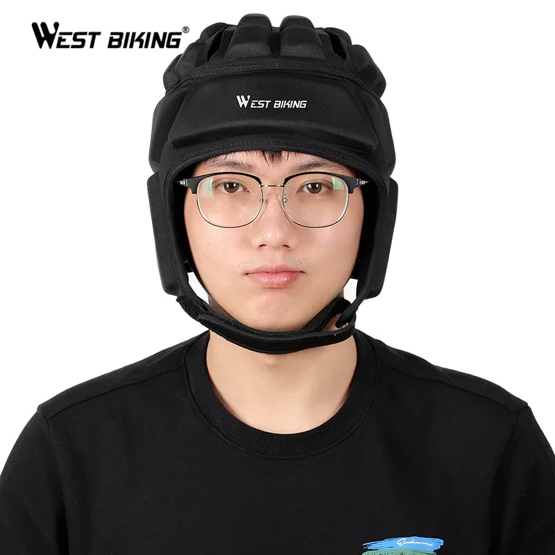 WEST BIKING зимний защитный шлем для велоспорта, спортивный футбольный шлем вратаря, головной убор для велосипеда, мотоцикла, катания на коньках