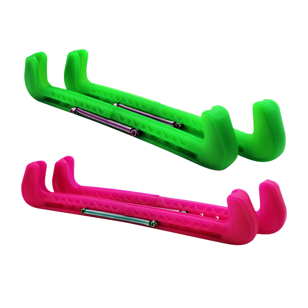 2 Pairs Adjustable Ice Hockey Figure Skate Guards Protective Covers